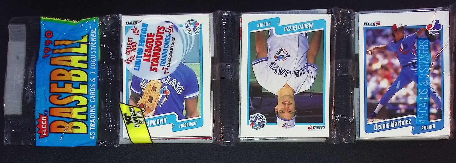 1990 Fleer Baseball Series 1 RACK PACK Vintage Sports Cards MLB Trading Cards Rookie Cards: Vintage Valuable Fleer Baseball MLB Trading & Sports Cards, Rookies in This Set Include Frank Thomas, Sammy Sosa, Larry Walker, Bernie Williams, New York Yankees, Old Sports Cards for Sale Near Me, Wo