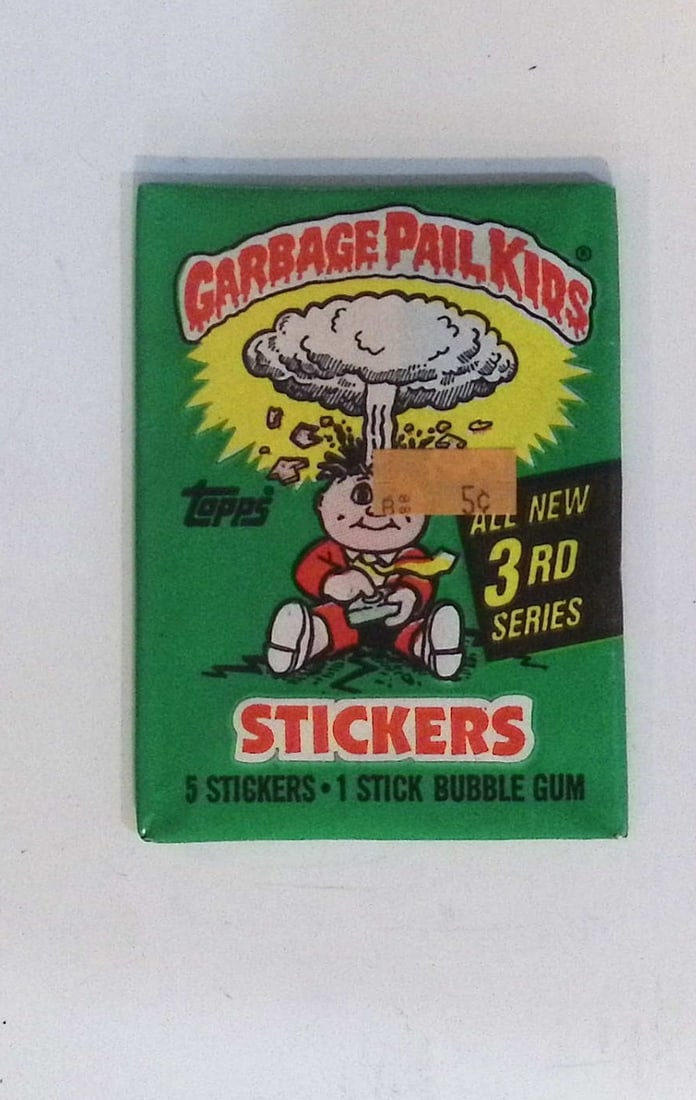 1986 Topps Vintage Garbage Pail Kids Retail Box Wax Pack - 3rd Series (1 of 1)