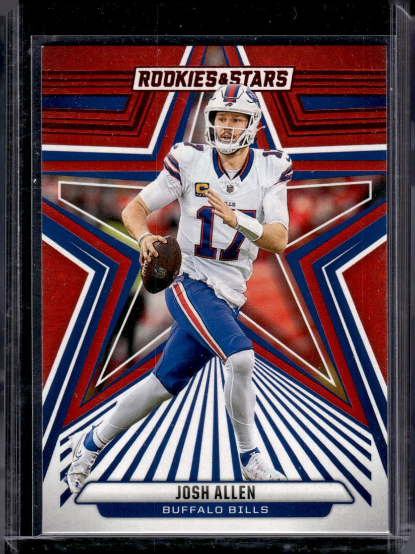 Josh Allen Red Parallel 2024 Panini Rookies & Stars #11 Buffalo Bills (1 of 2)