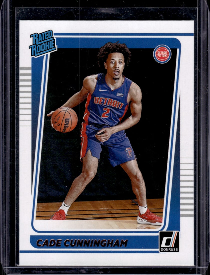 Cade Cunningham Rookie Card 2021-22 Donruss #211 Detroit Pistons (1 of 2)
