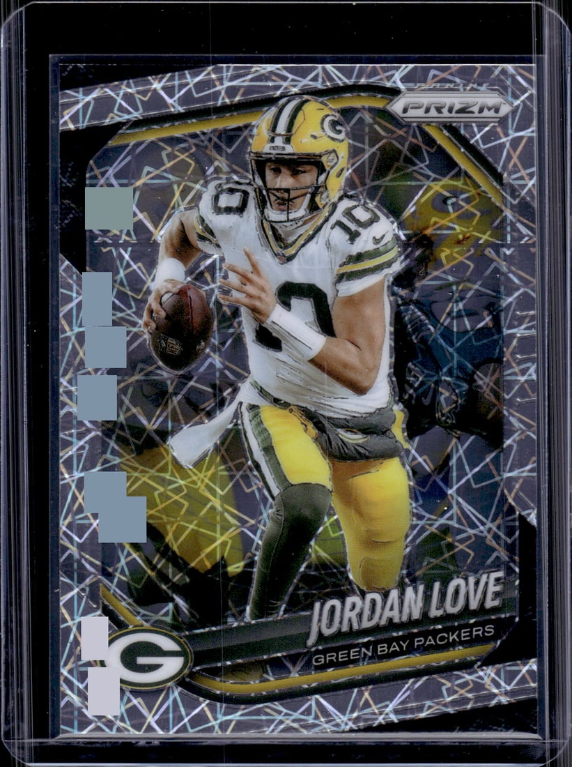 Jordan Love Lazer Prizm 2025 Panini Prizm #82 Green Bay Packers (1 of 2)