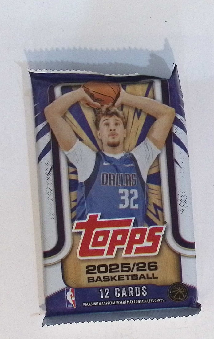 2025-26 Topps Basketball Card BLASTER BOX PACK - RC'S: Cooper Flagg, Kon Kneuppel, VJ Edgecombe (1 of 1)