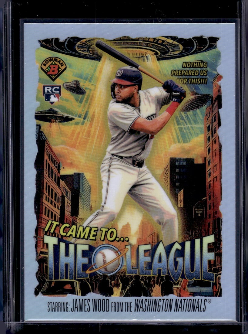 James Wood Rookie Card It Came to the League 2025 Bowman Chrome #IT-15 Nationals (1 of 2)