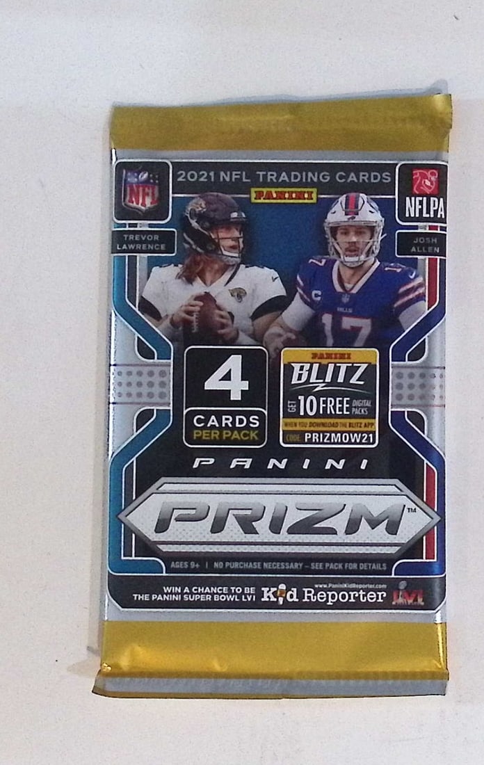 2021 Panini Prizm Football Card BLASTER BOX PACK Sports Card Rookie NFL Trading Cards (1 of 1)