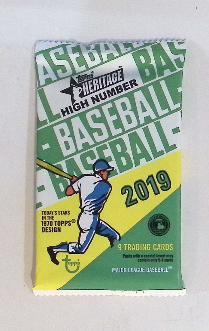 2019 Topps Heritage High Number Baseball Mega Box Pack - MLB Sports Cards (1 of 1)