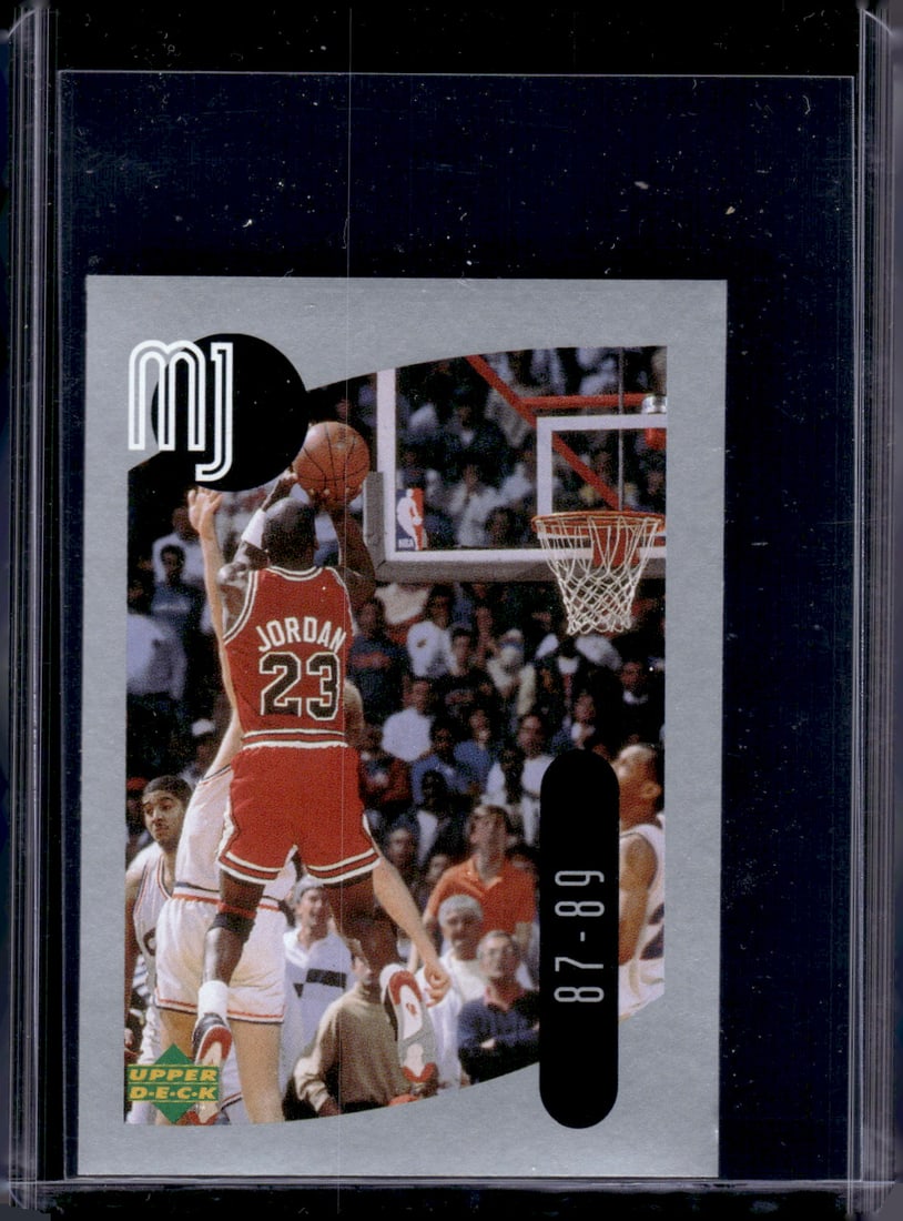 Michael Jordan Sticker 1998-99 Upper Deck #23 Chicago Bulls (1 of 2)