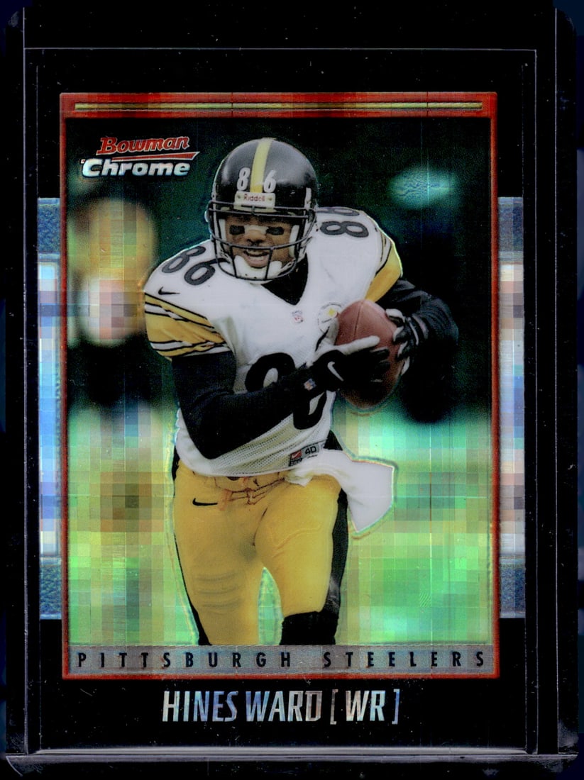 Hines Ward Xfractor 2001 Bowman Chrome #52 Pittsburgh Steelers (1 of 2)