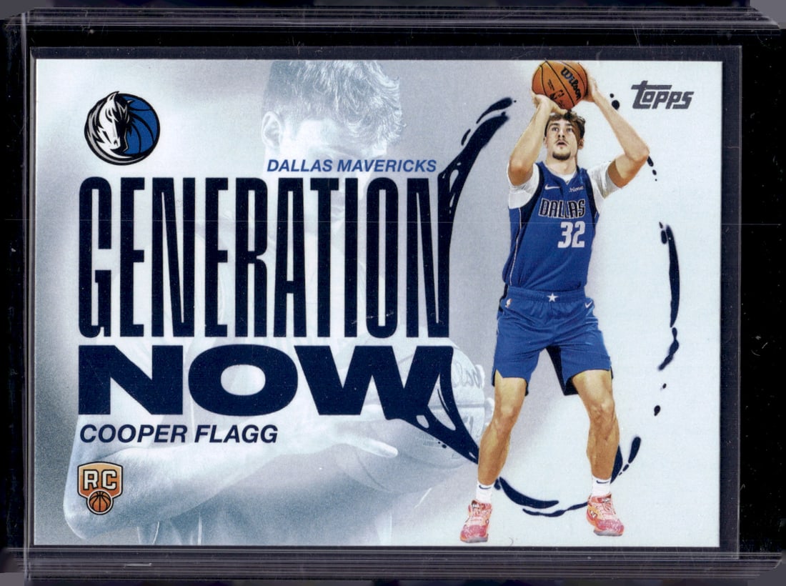 Cooper Flagg Rookie Card Generation Now 2025-26 Topps #GN-1 Dallas Mavericks: Topps Basketball NBA Trading & Sports Cards, Sports Cards for Sale Near Me, Chrome, Refractor, SP, SSP, Valuable Auction Memorabilia Lots Sold On Line, NBA Championship & Hall of Fame Player Cards