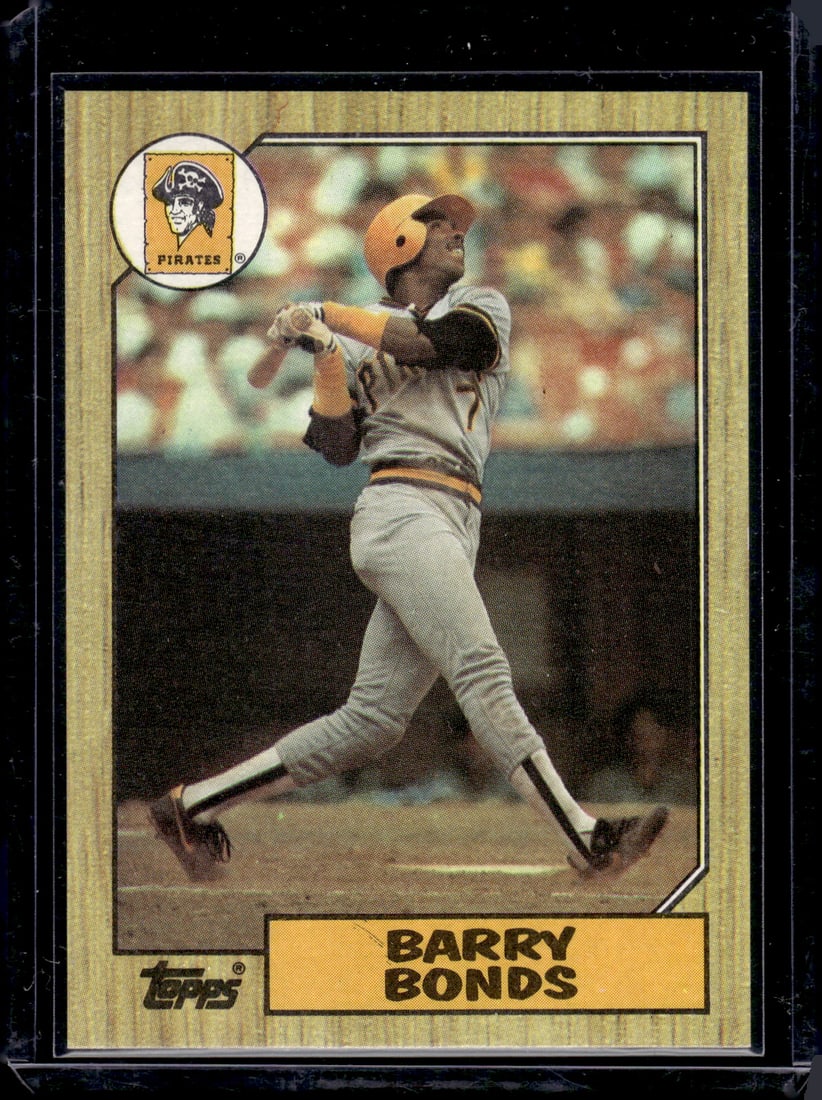 Barry Bonds Rookie Card 1987 Topps #320 Pittsburgh Pirates (1 of 2)