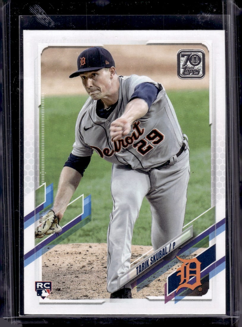 Tarik Skubal Rookie Card 2021 Topps #92 Detroit Tigers (1 of 2)