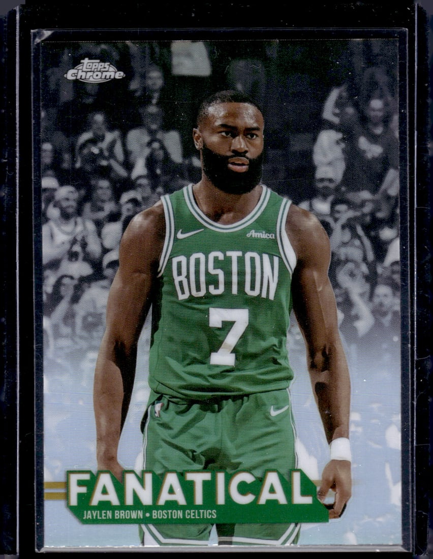 Jaylen Brown Fanatical SP 2025-26 Topps Chrome #FAN-6 Boston Celtics (1 of 2)