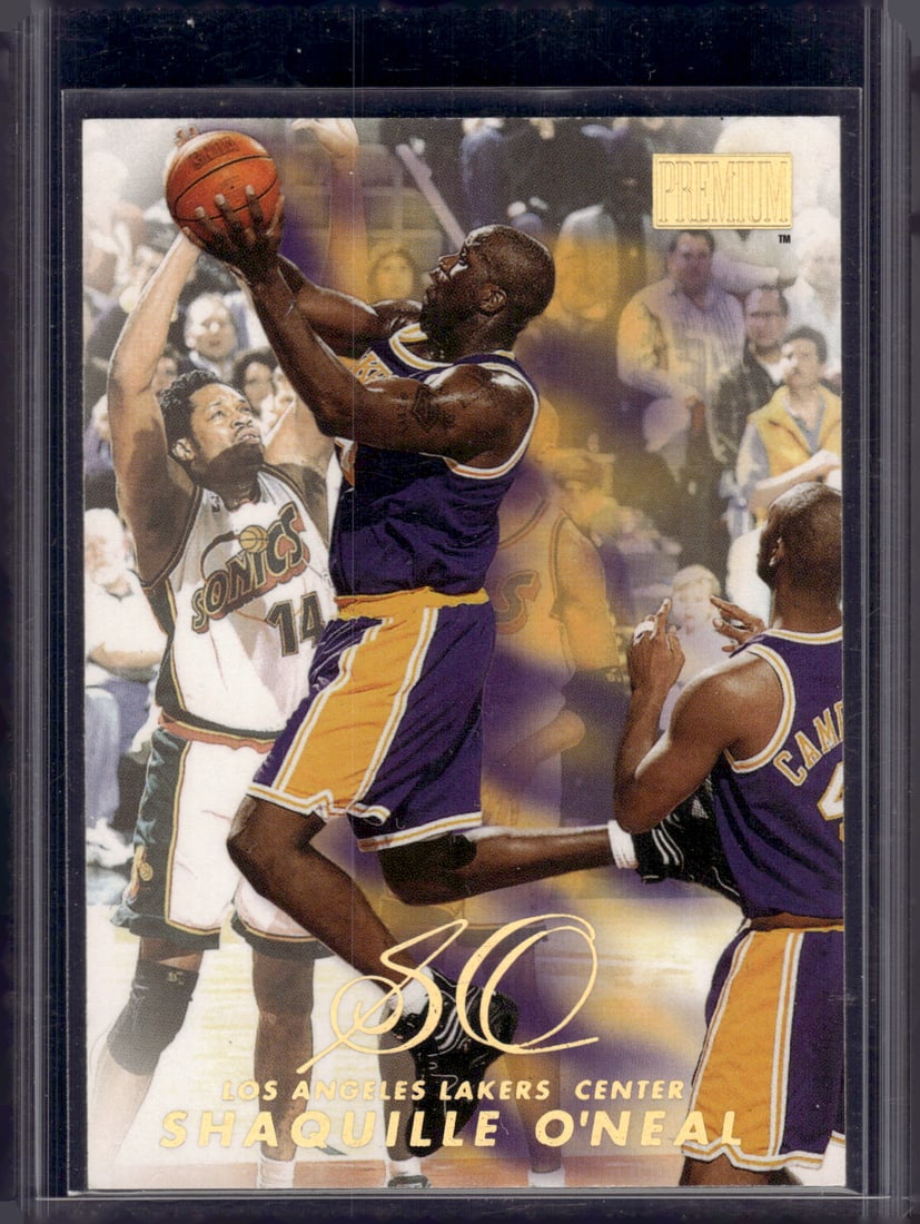 Shaquille O'Neal 1998-99 Skybox Premium #21 Los Angeles Lakers (1 of 2)
