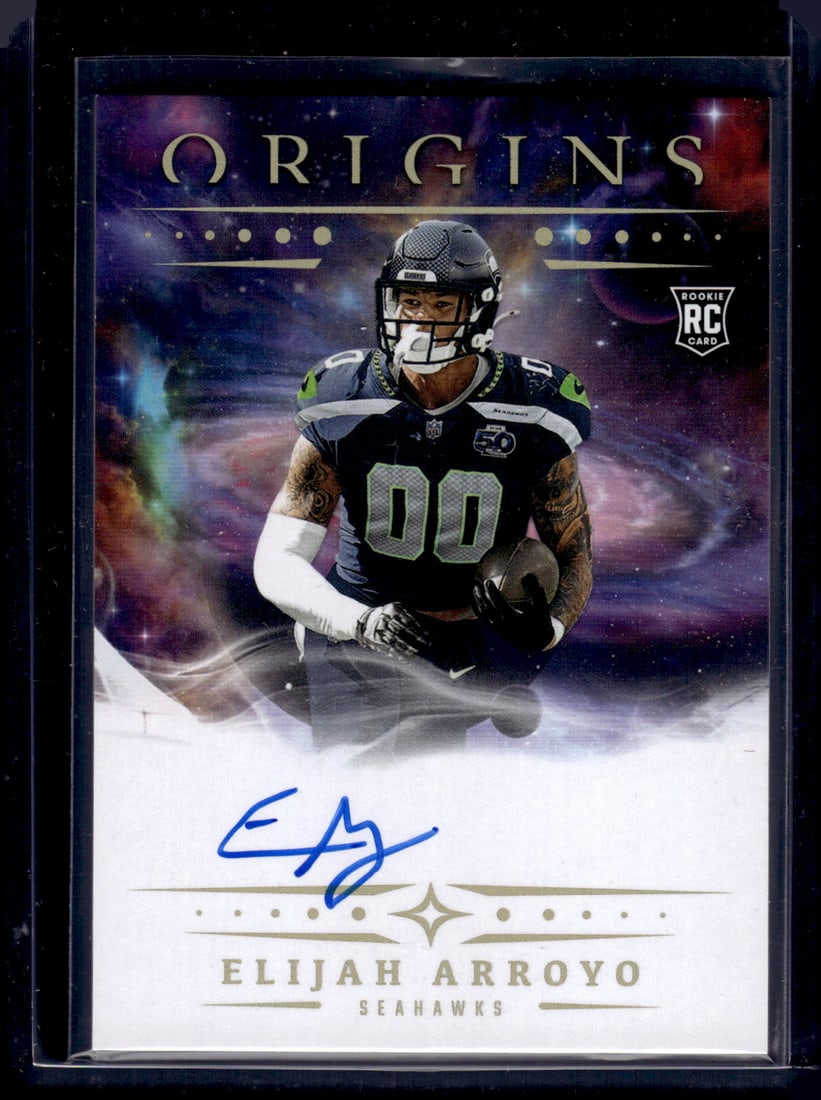 Elijah Arroyo Rookie Auto 2025 Panini Origins #RA-EAY Seattle Seahawks (1 of 2)