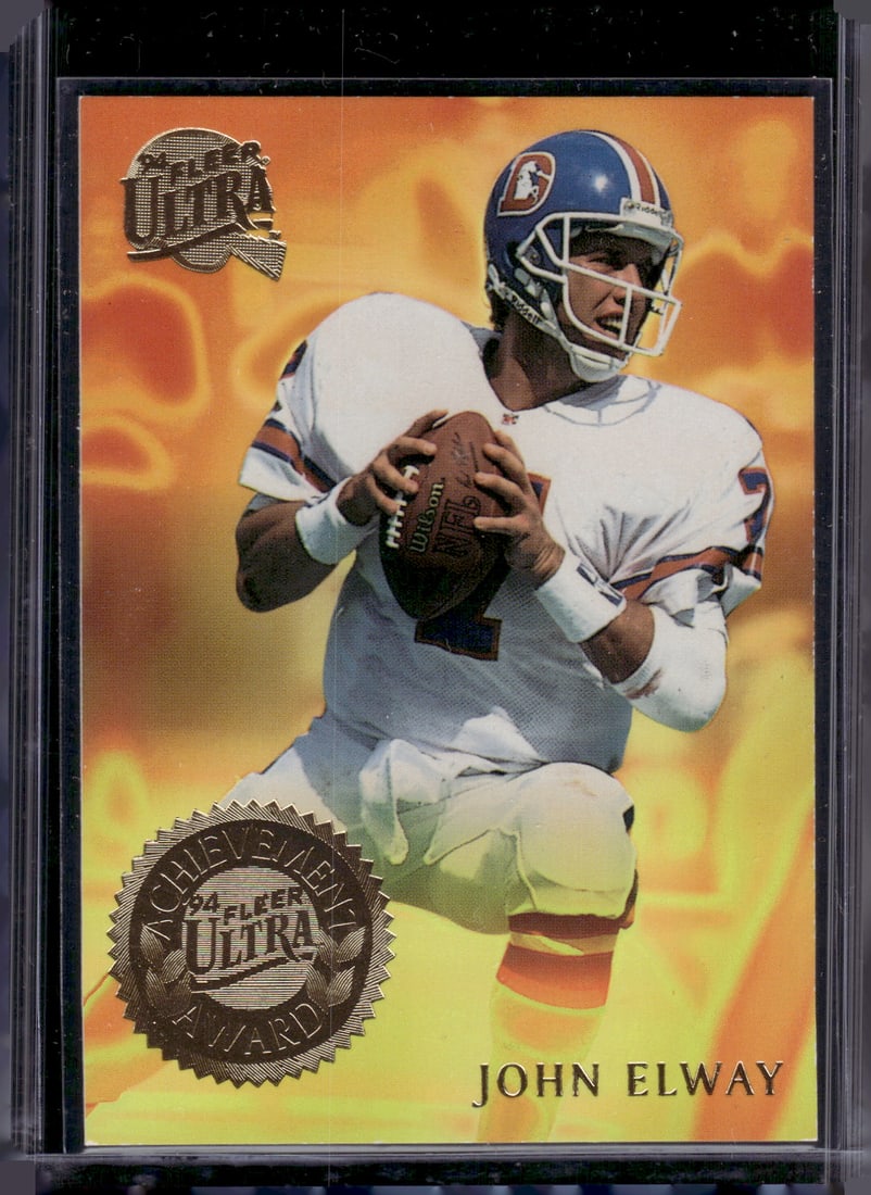 John Elway 1994 Fleer Ultra Achievement Award #2 Denver Broncos (1 of 2)