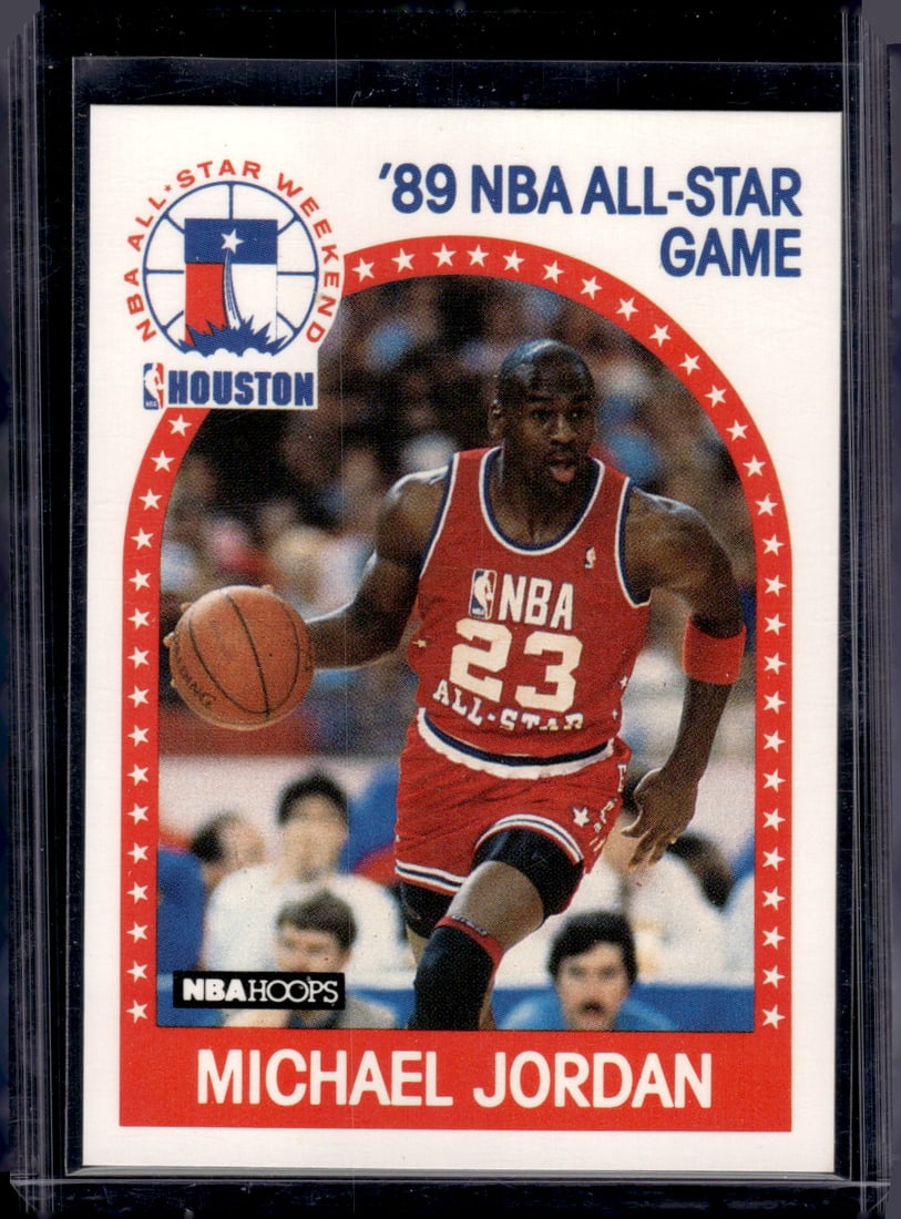 Michael Jordan 1989-90 NBA Hoops #21 Chicago Bulls (1 of 2)