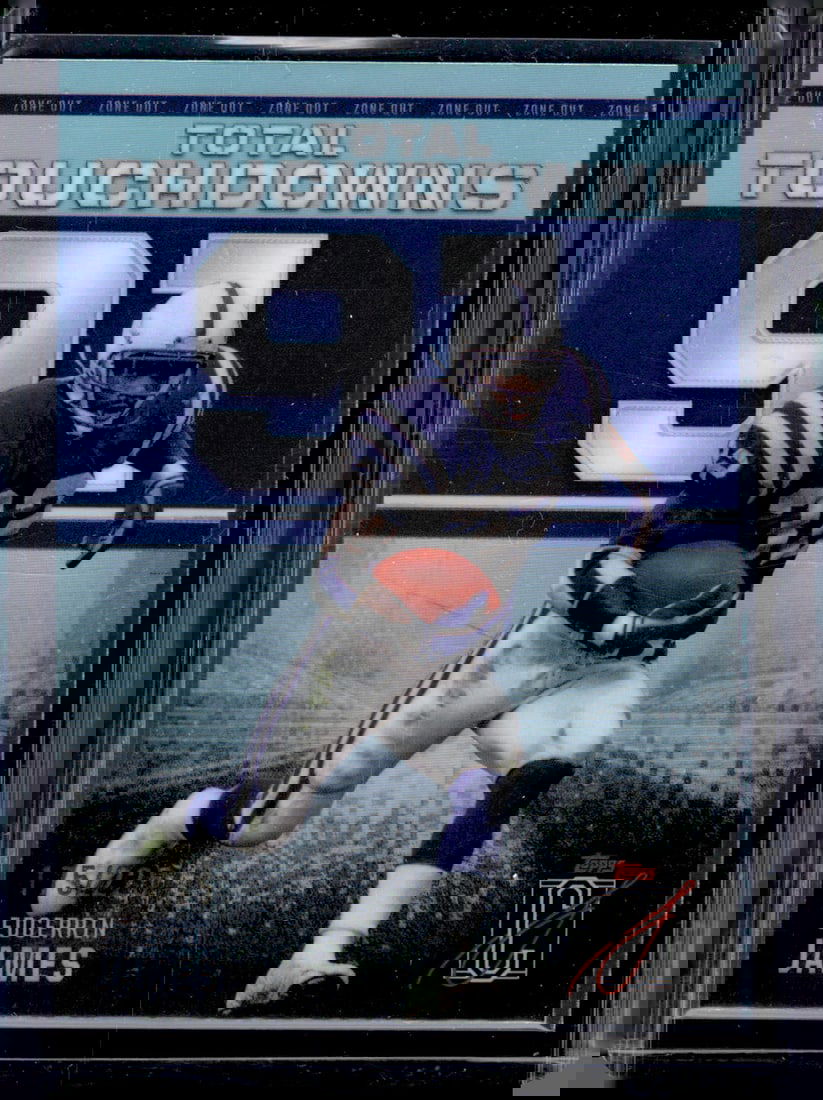 Edgerrin James Aqua /225 2024 Topps Signature Class #ZO-22 Indianapolis Colts (1 of 2)