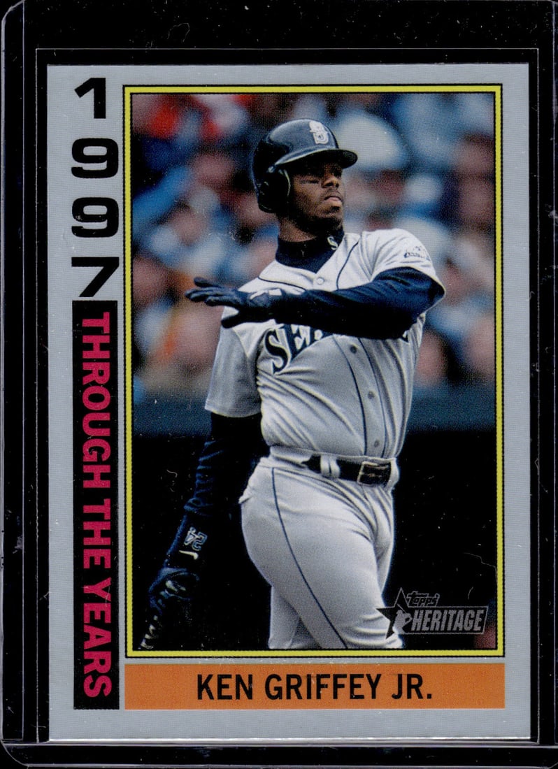 Ken Griffey Jr. Holo Foil 2025 Topps Heritage #TTY-12 Seattle Mariners (1 of 2)