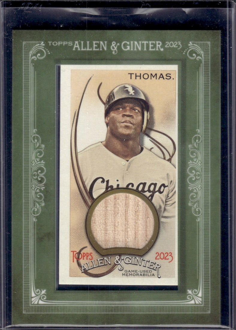 Frank Thomas Game Used Bat Patch 2023 Allen & Ginter #MFR-FT Chicago White Sox (1 of 2)