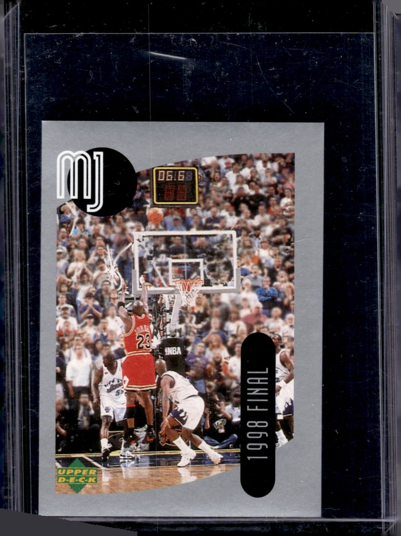 Michael Jordan Sticker 1998-99 Upper Deck #59 Chicago Bulls (1 of 2)