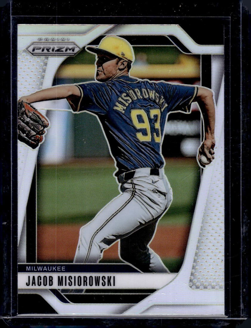 Jacob Misiorowski Silver Prizm 2025 Panini Prizm #4 Milwaukee Brewers (1 of 2)