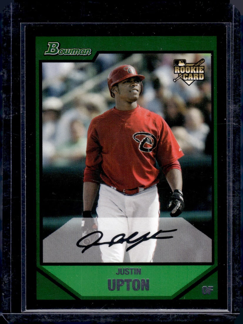 Justin Upton Rookie Card 2007 Bowman #BDP3 Arizona Diamondbacks (1 of 2)