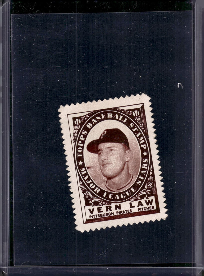 Vern Law 1961 Topps Stamp (1 of 2)
