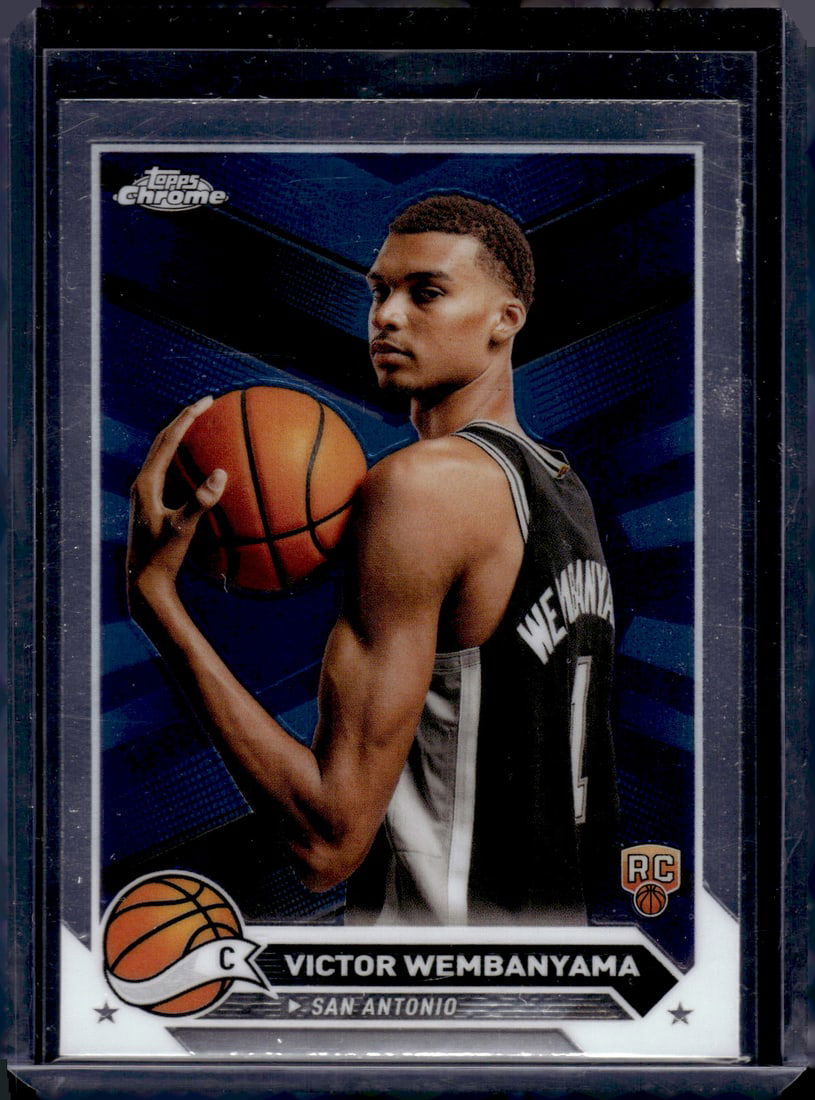 Victor Wembanyama Rookie Card 2023-24 Topps Chrome #1 San Antonio Spurs (1 of 2)