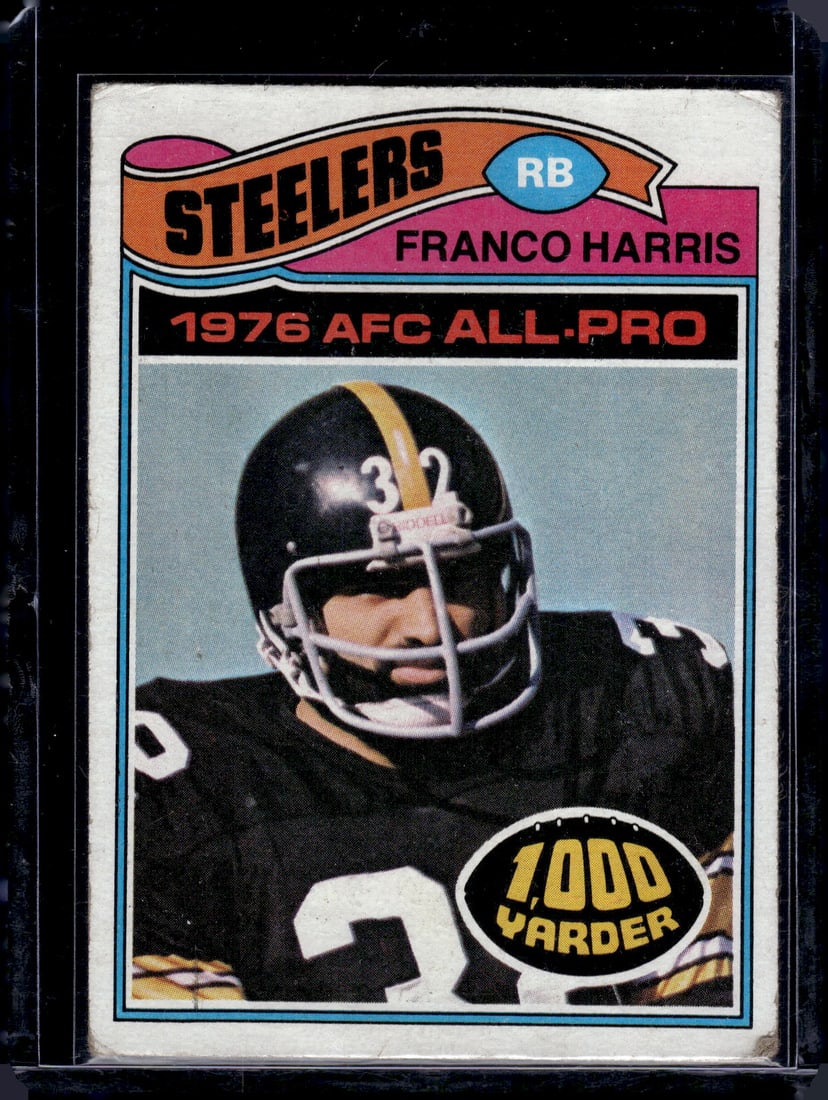 Franco Harris 1977 Topps #300 Pittsburgh Steelers (1 of 2)