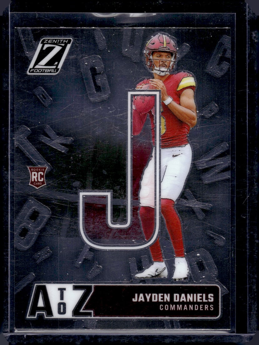 Jayden Daniels Rookie Card A to Z 2024 Zenith #10 Washington Commanders (1 of 2)