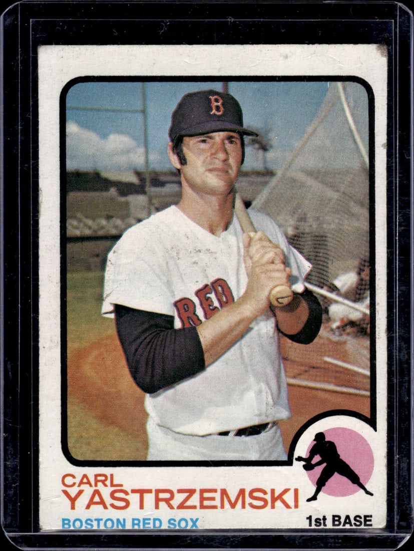 Carl Yastrzemski 1973 Topps #245 Boston Red Sox (1 of 2)