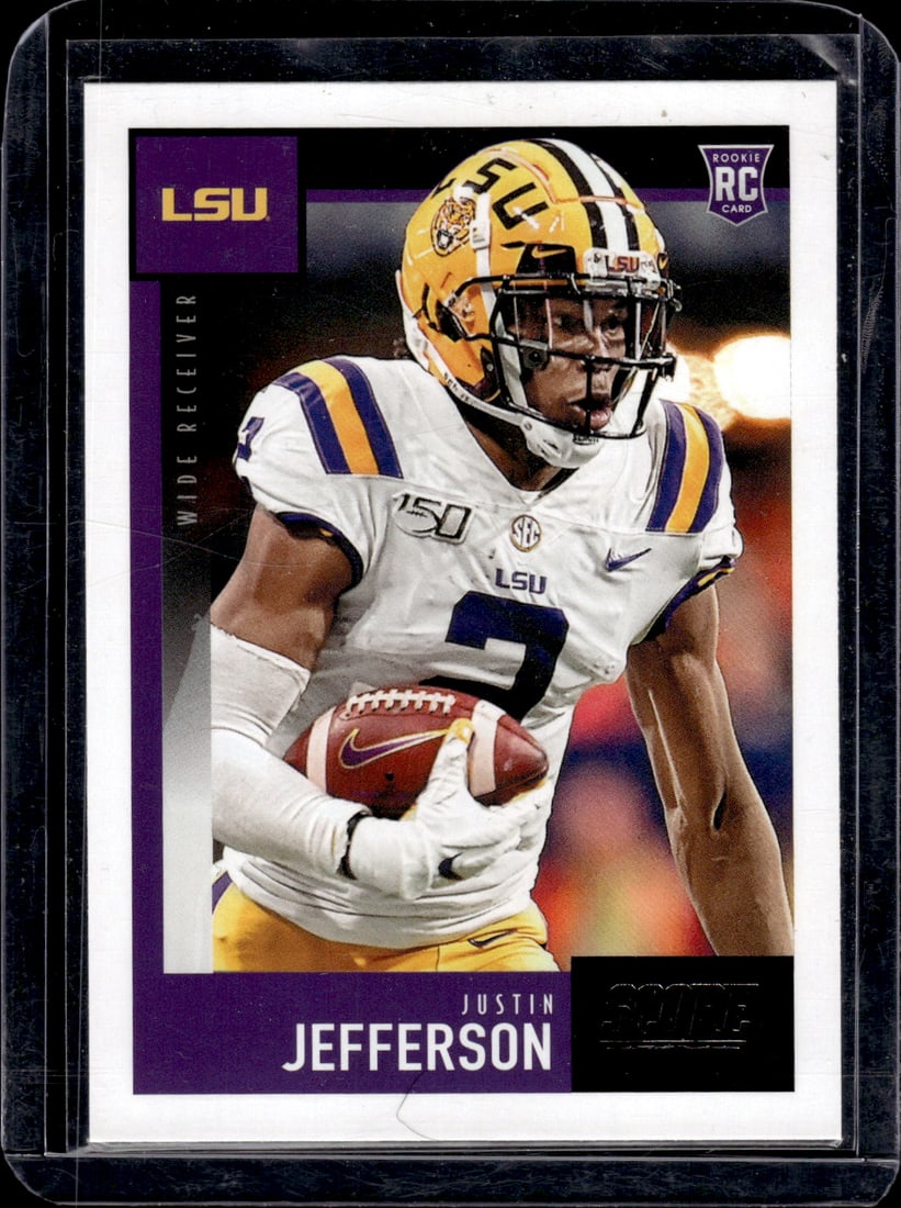 Justin Jefferson Rookie Card 2020 Score #430 LSU Tigers, Minnesota Vikings (1 of 2)