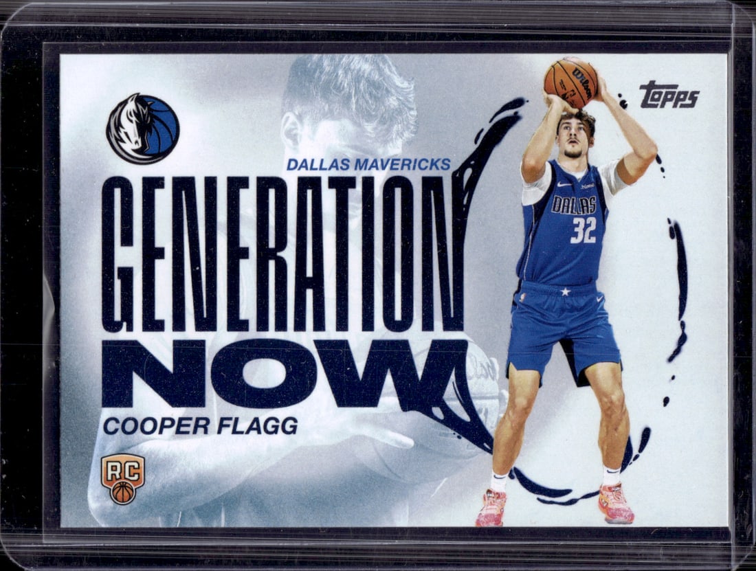 Cooper Flagg Rookie Card Generation Now 2025-26 Topps #GN-1 Dallas Mavericks: Topps Basketball NBA Trading & Sports Cards, Sports Cards for Sale Near Me, Chrome, Refractor, SP, SSP, Valuable Auction Memorabilia Lots Sold On Line, NBA Championship & Hall of Fame Player Cards