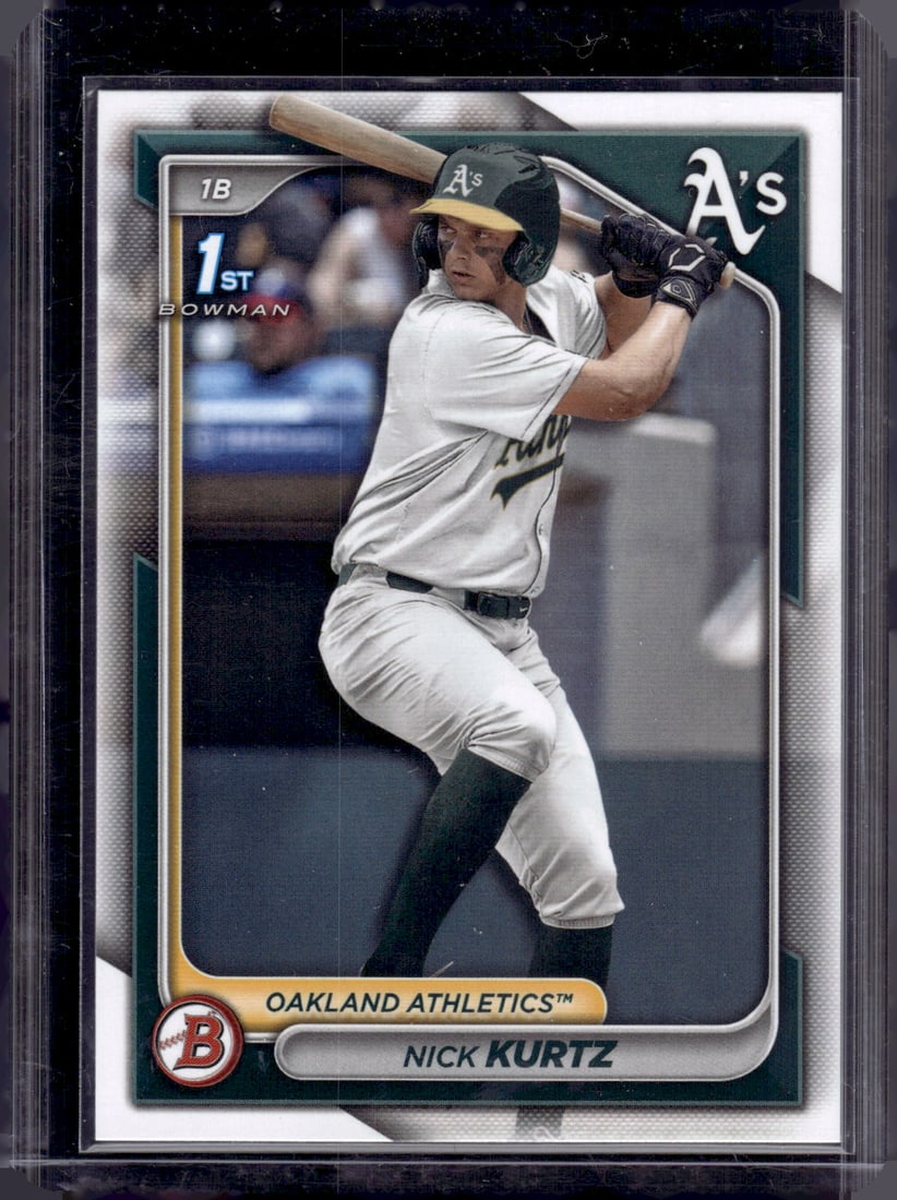 Nick Kurtz 1st Bowman 2024 Bomwan Draft #BD-56 Oakland A's (1 of 2)