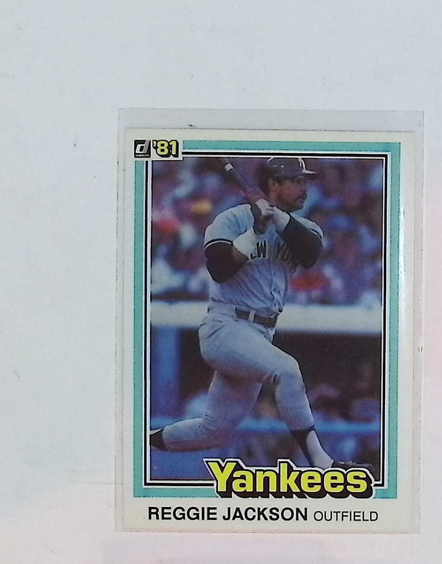 Reggie Jackson 1981 Donruss #348 Vintage First Edition Collector Series (1 of 2)