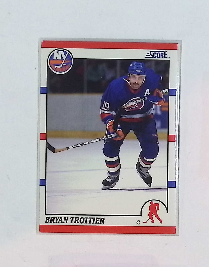 Bryan Trottier 1990 Score #270 Vintage NHL Hall of Fame: New York Islanders, Penguins (1 of 2)