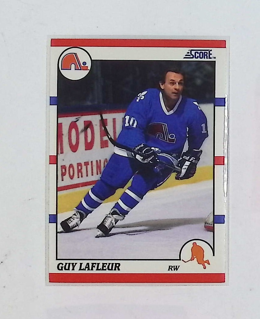 Guy LaFleur 1990 Score #290 Vintage NHL Hall of Fame: Quebec Nordiques (1 of 2)