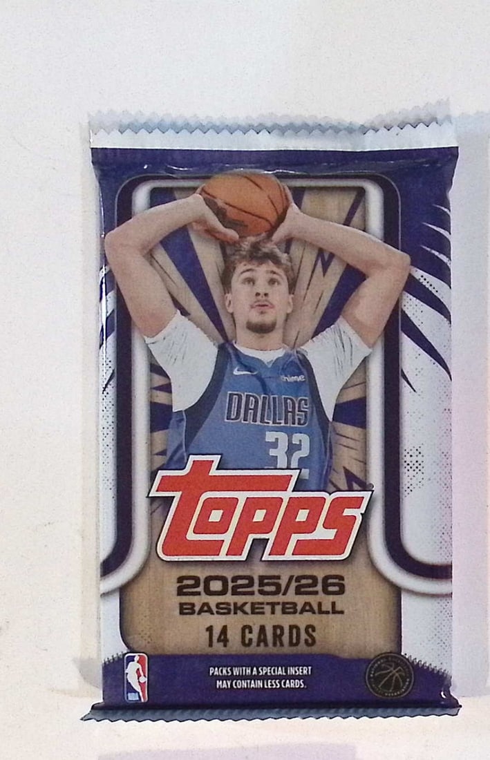2025-26 Topps Basketball Card MEGA BOX PACK - RC'S: Cooper Flagg, Kon Kneuppel, VJ Edgecombe (1 of 1)