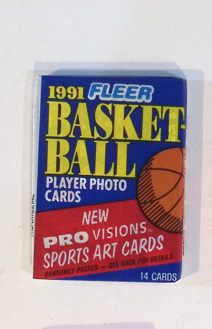 1991 Fleer Series 1 Vintage Basketball Cards Retail Box Pack New Factory Sealed (1 of 1)