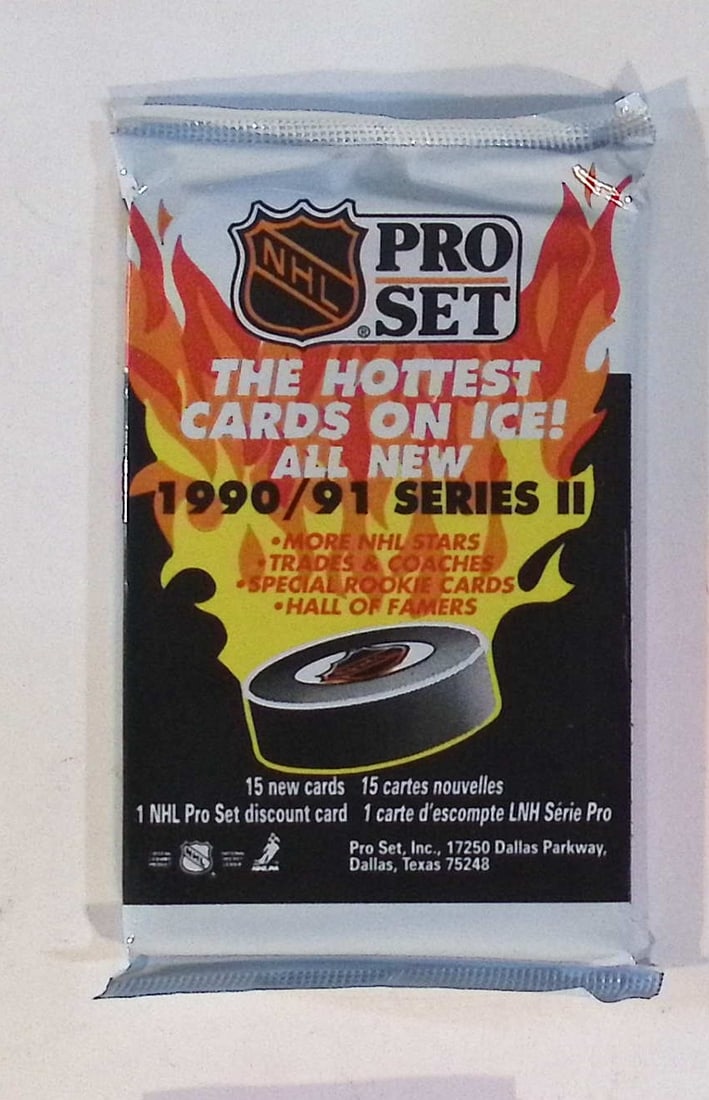 1990-91 Pro Set Series 2 Vintage Hockey Card Factory Sealed Retail Box Pack Sports Cards (1 of 1)