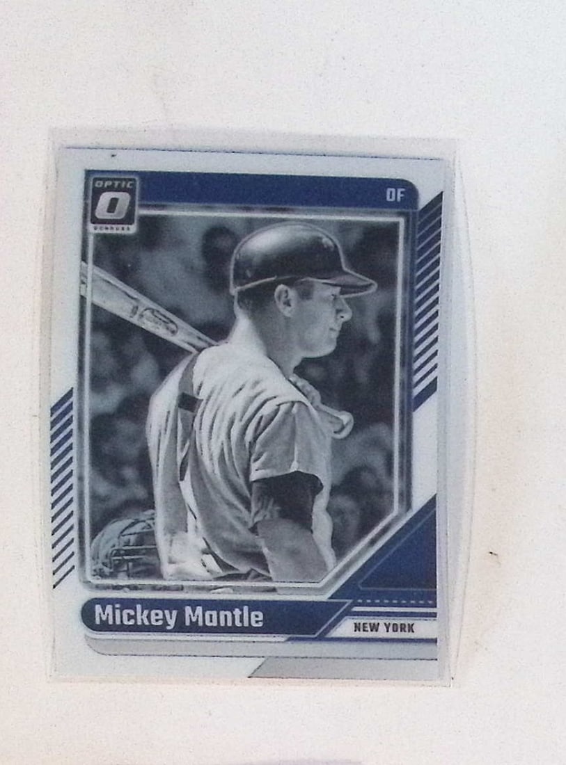 Mickey Mantle Number Match 2024 Donruss Optic #7 New York Yankees MLB Card: Donruss Baseball MLB Trading & Sports Cards, Sports Cards for Sale Near Me, Prizm, Mosaic, Select, SP, SSP, Auction Memorabilia Lots for Sale On Line, World Series & Hall of Fame Players, Diamond King