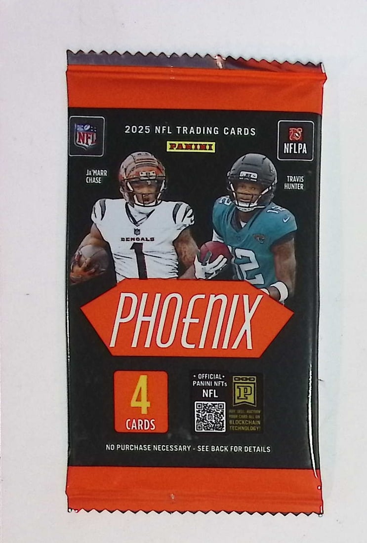 2025 Panini Phoenix Football Cards BLASTER Box Pack, Jaxson Dart, Travis Hunter, Emeka Egbuka: Panini Rookie Football NFL Trading & Sports Cards, Rookie Cards in This Set are Jayden Daniels, Bo Nix, Drake Maye, Marvin Harrison, Jr, JJ McCarthy, Football & Sports Cards for Sale Near Me, Silver,