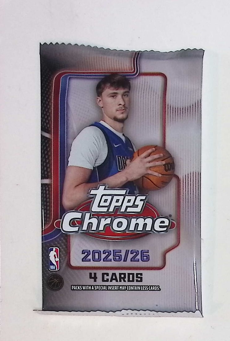 2025 Topps Chrome Basketball Cards BLASTER BOX PACK - Cooper Flagg Rookie Card: Topps Chrome Basketball NBA Trading & Sports Cards, Victor Wembanyama, Brandon Miller, Amen Thompson, Scoot Henderson, Ausar Thompson, Autographs, Signatures, Green Topps Logo Refractor, Auction Lots