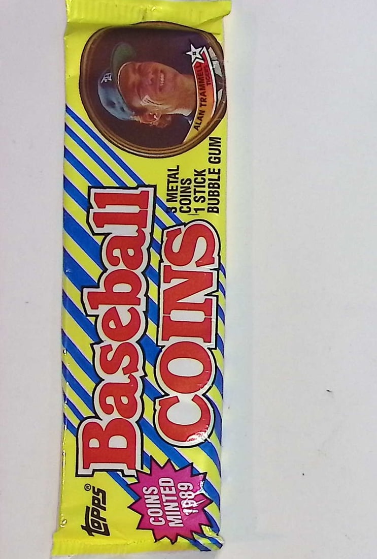1989 Topps Vintage Baseball Coins Retail Box Wax Pack MLB Trading Coins: Topps Vintage Baseball MLB Trading & Sports Cards, Randy Johnson, Bo Jackson, Cal Ripken, Nolan Ryan, Craig Biggio, Old Sports Cards For Sale Near Me, World Series & Hall of Fame Players, Valuable Auc