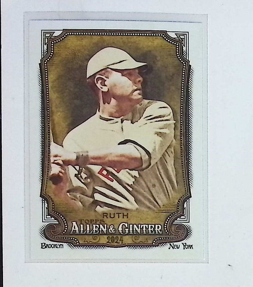 Babe Ruth 2024 Topps Allen & Ginter #198 "The World's Champions" Yankees (1 of 2)