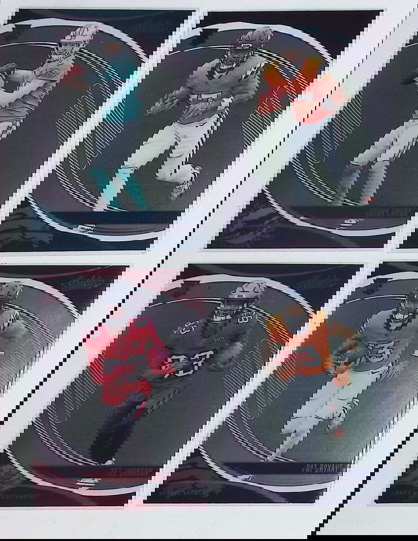 4 - 2025 Panini Absolute Rookie Cards: Quinn Ewers, Tez Johnson, Pat Bryant, & RJ Harvey: Panini Select, Prizm, Mosaic, Contenders, Zenith, Phoenix, Illusions, Absolute, Rookie NFL Sports Trading Cards, SP, SSP, Cards, Football Cards for Sale Near Me, Superbowl & Hall of Fame Player Cards,