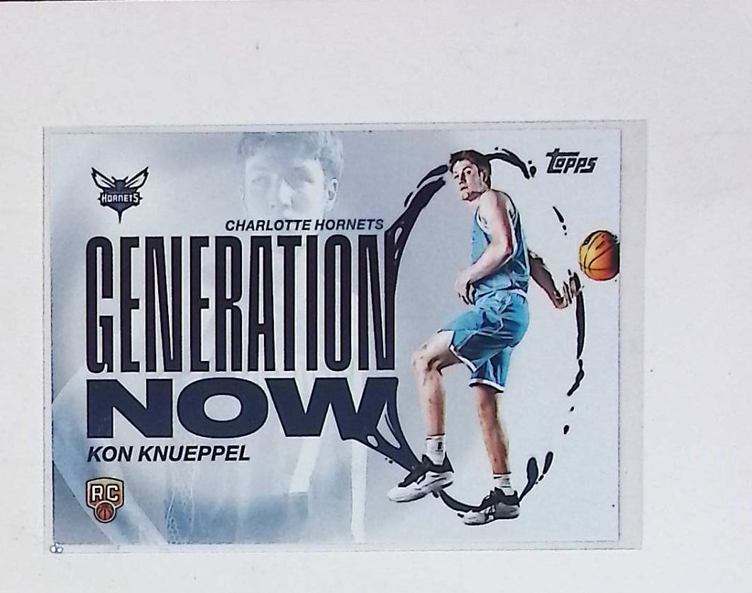 Kon Knueppel Rookie Insert 2025 Topps Generation Now Insert #GN-4: Topps Basketball NBA Trading & Sports Cards, Sports Cards for Sale Near Me, Chrome, Refractor, SP, SSP, Valuable Auction Memorabilia Lots Sold On Line, NBA Championship & Hall of Fame Player Cards