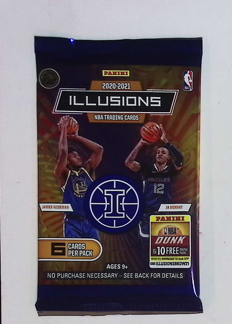 2020-21 Panini Illusions Basketball Blaster Box Packs Rookies: Lamelo Ball, Anthony Edwards, Tyrese: Rookies: Tyrese Haliburton, Tyrese Maxey, Lamelo Ball, Anthony Edwards, Onyeka Okongwu, Immanuel Quickley. Panini Illusions Basketball NBA Trading & Sports Cards, Sports Cards for Sale Near Me, Auctio