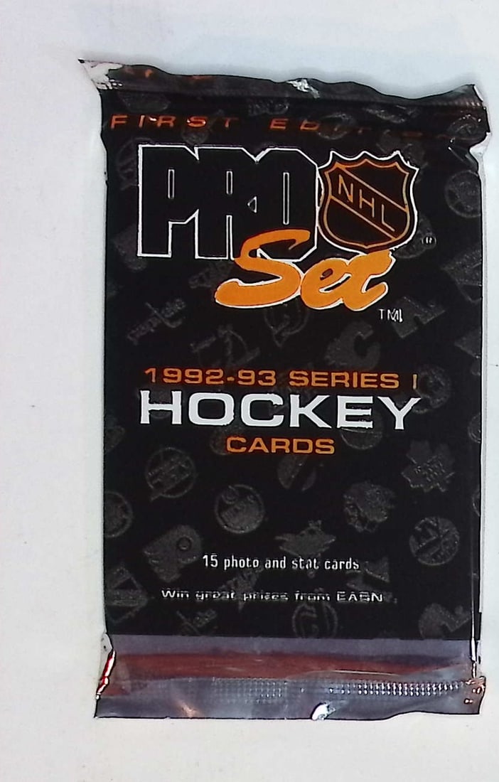 1992-93 Pro Set Series 1 Vintage Hockey Card Factory Sealed Retail Box Pack Sports Cards (1 of 1)