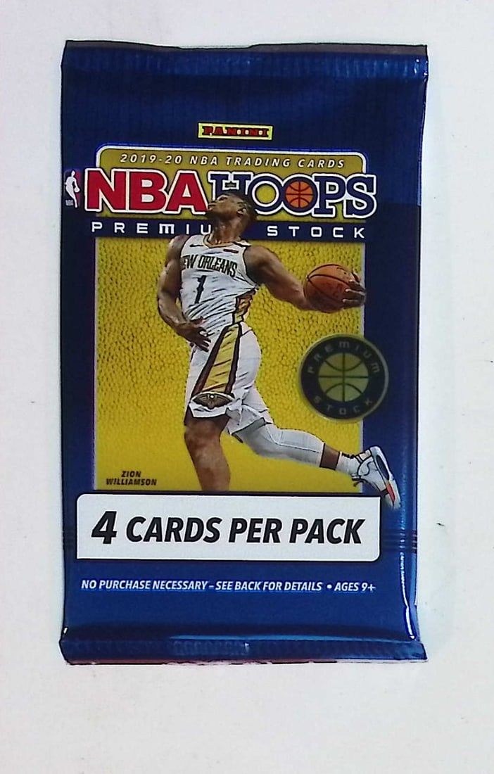 2019-20 Panini NBA Hoops Premium Stock Blaster Box Pack - RC's: Zion Williamson & Ja Morant (1 of 1)