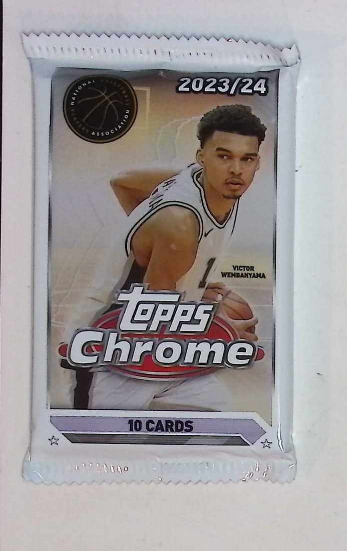 2023-24 Topps Chrome Basketball Cards MEGA BOX PACK Victor Wembanyama Rookie Card: Topps Chrome Basketball NBA Trading & Sports Cards, Rookie Cards in this set are Victor Wembanyama Rookie, Brandon Miller, Amen Thompson, Scoot Henderson, Ausar Thompson, Autographs, Signatures, Green